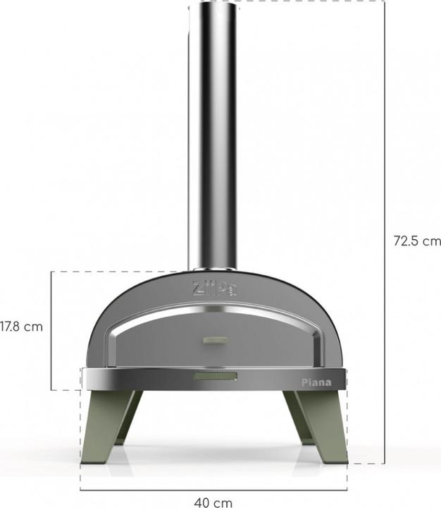 Actual product image Ziipa Piana Eucalyptus (Pizza oven wood)