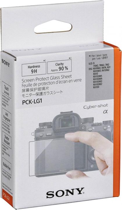 Immagine prodotto Sony Pellicola di protezione in vetro PCK-LG1 (Pellicola protettiva, Alfa 9, alfa 7R III, RX100 VI, DS1019+)