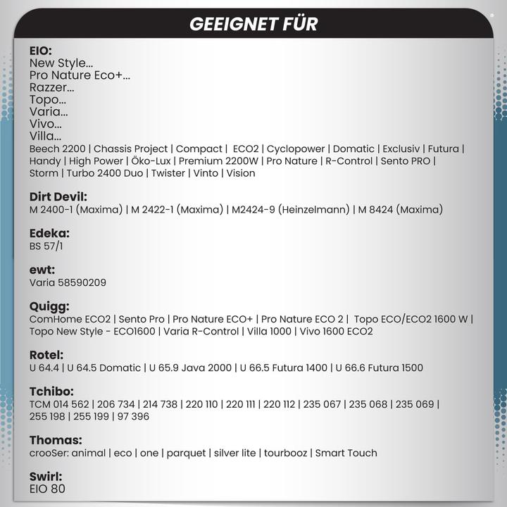 Produktbild Mc Filter Staubsaugerbeutel (20 x)