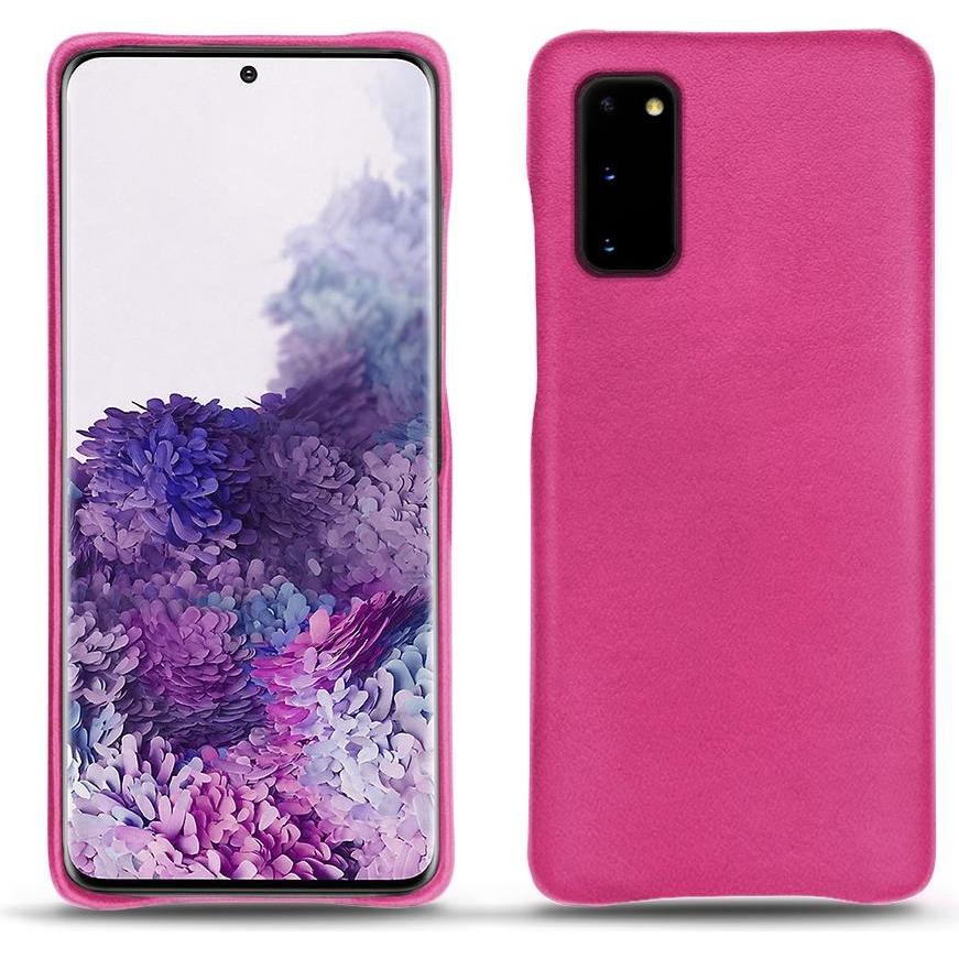 Noreve Lederschutzhülle (Samsung Galaxy S20), Smartphone Hülle, Rosa
