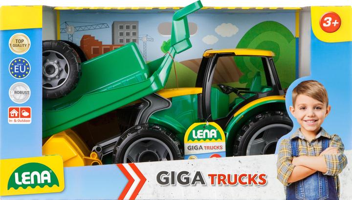 Actual product image Lena GIGA TRUCKS Tractor with bucket and trailer