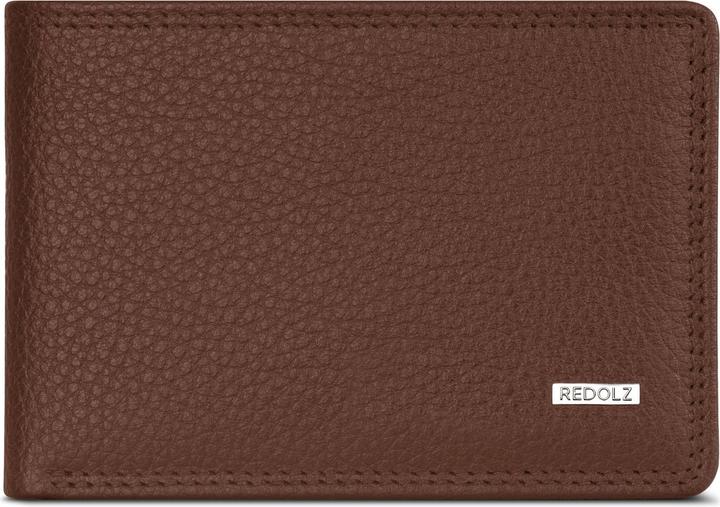 Redolz Leather Essentials QF kleine Geldbörse RFID Leder 10,5 cm