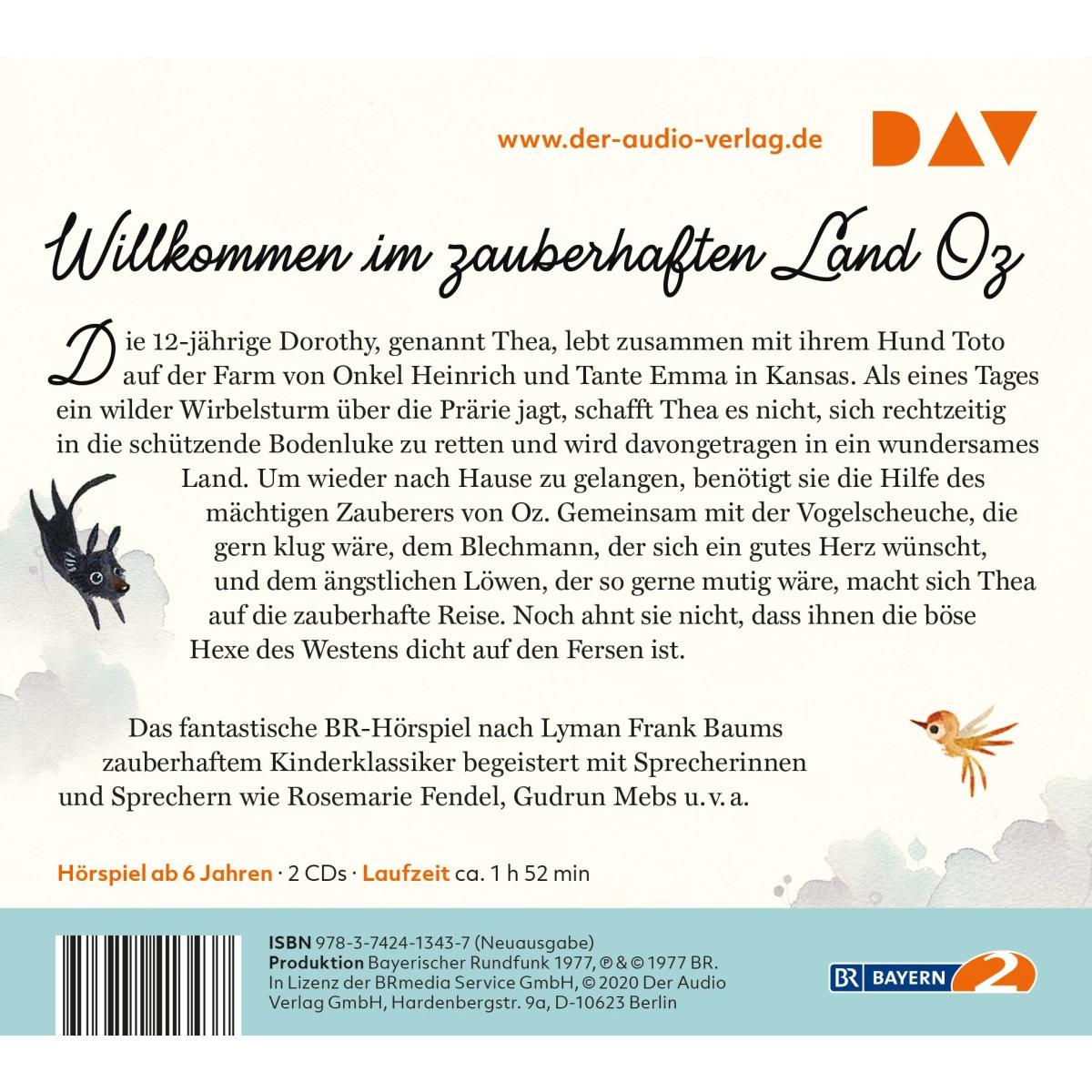 Thumbnail - Der Zauberer von Oz, Hörbücher von Lorena Alvarez Gómez, Klaus Havenstein, Werner Simon, Rosemarie Fendel, Lyman Frank B...