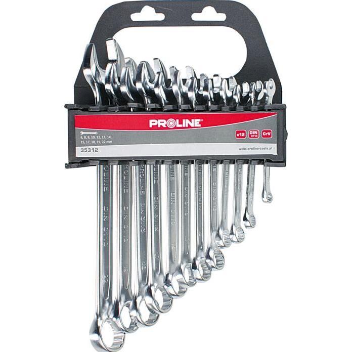 Proline, Schraubenschlüssel, Pro-Line Ringmaulschlüssel-Satz 6-19mm 8-tlg. (35308) (13 mm, 8 mm, 6 mm, 14 mm, 17 mm, 12 ...