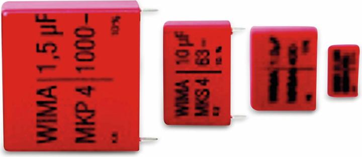 WIMA Folienkondensator, MKS4J032204F00KSSD, 0,22UF, 630V
