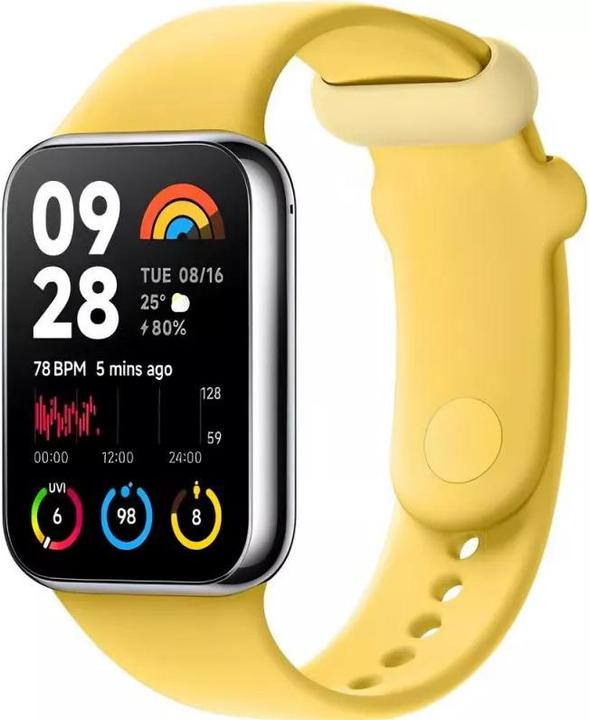 Actual product image Xiaomi Smart Band 8 Pro TPU wristband with quick-release fastener (Thermoplastic polyurethane, TPU, TPU guma)