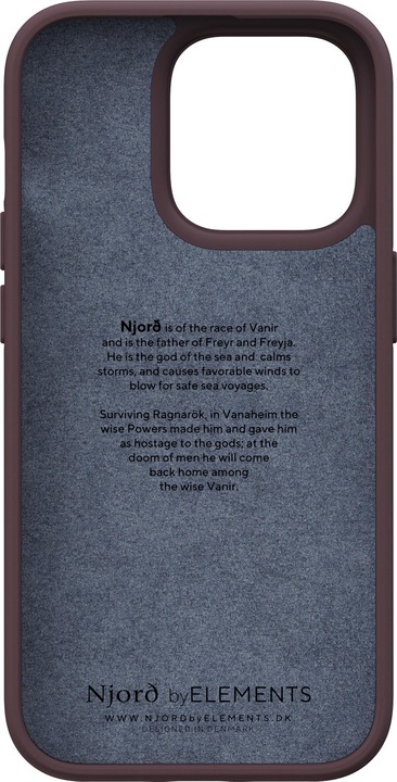 Produktbild Njord Genuine Leather Case Iphone 14 (Apple iPhone 14 Pro)