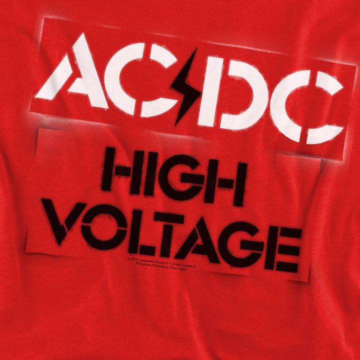 Immagine prodotto AC/DC High Voltage Felpa Stencil Adulto Unisex (M)