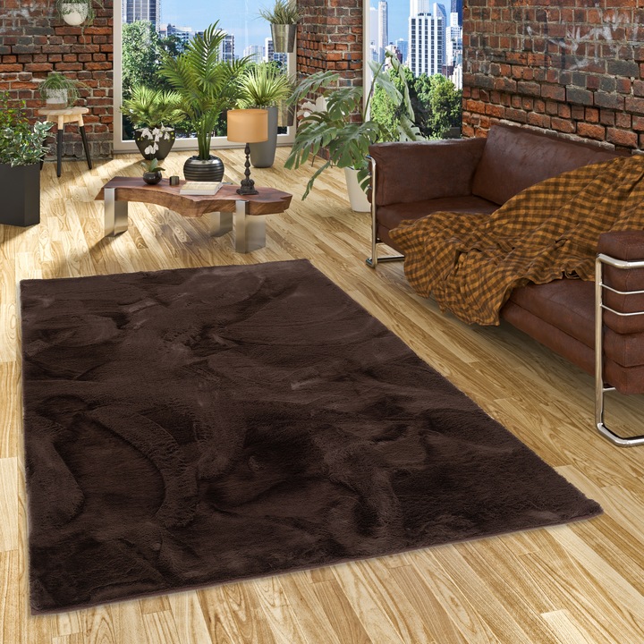 Actual product image Pergamon Luxury Super Soft Fur Rug Plush (70 x 140 cm)