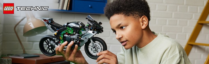 Image du produit LEGO Kawasaki Ninja H2R Motorrad (42170, LEGO Technic)