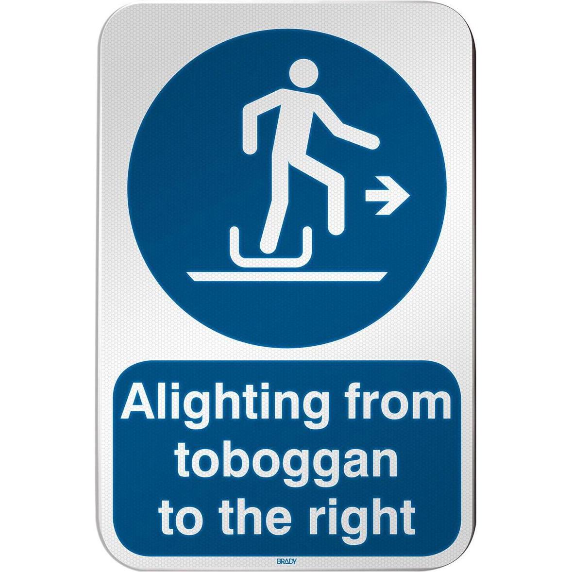Brady, Sicherheitskennzeichnung, ISO Safety Sign - Alighting