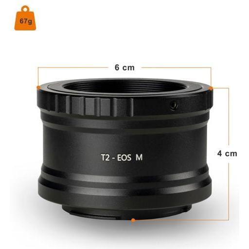 Thumbnail - Walimex pro T2 Adapter auf Canon M, Objektivadapter, Schwarz