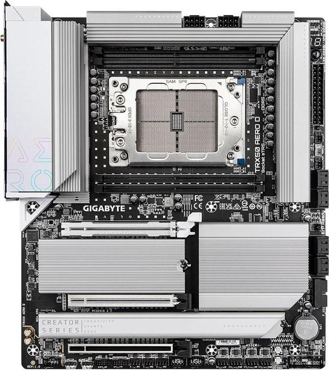 Image du produit Gigabyte MB Gbt Amd Trx50 Aero D (sTR5, AMD TRX50, E-ATX)