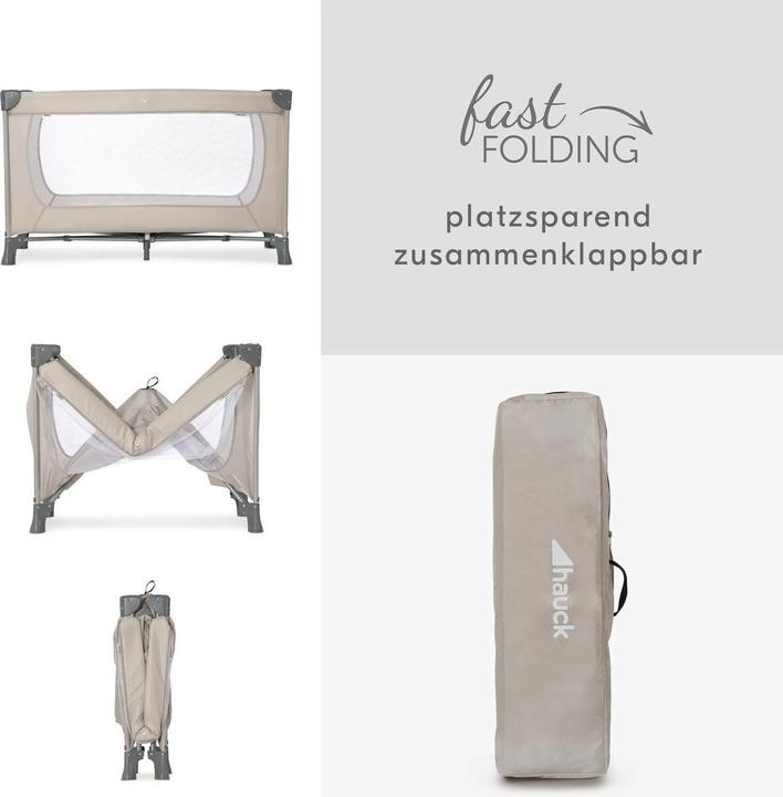 Produktbild Hauck Reisebetten Reisebett Set Dream'n Play inkl. Alvi Reisebett (120 x 60 cm)