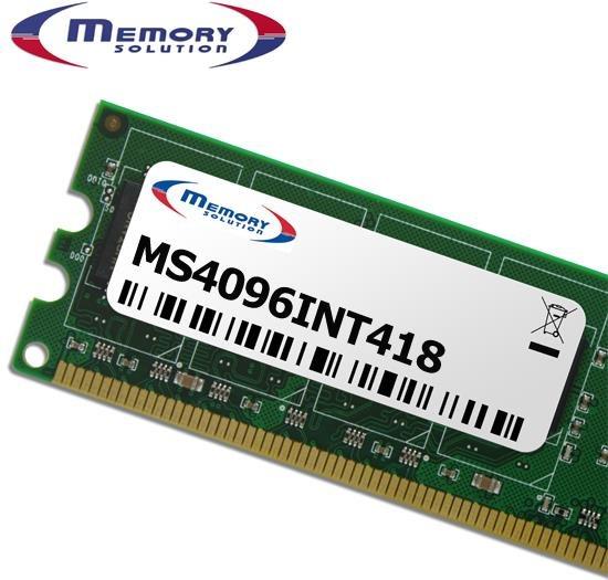 Actual product image Memorysolution Memory Solution MS4096INT418 4GB memory module (Intel DG41MJ, 1 x 4GB)