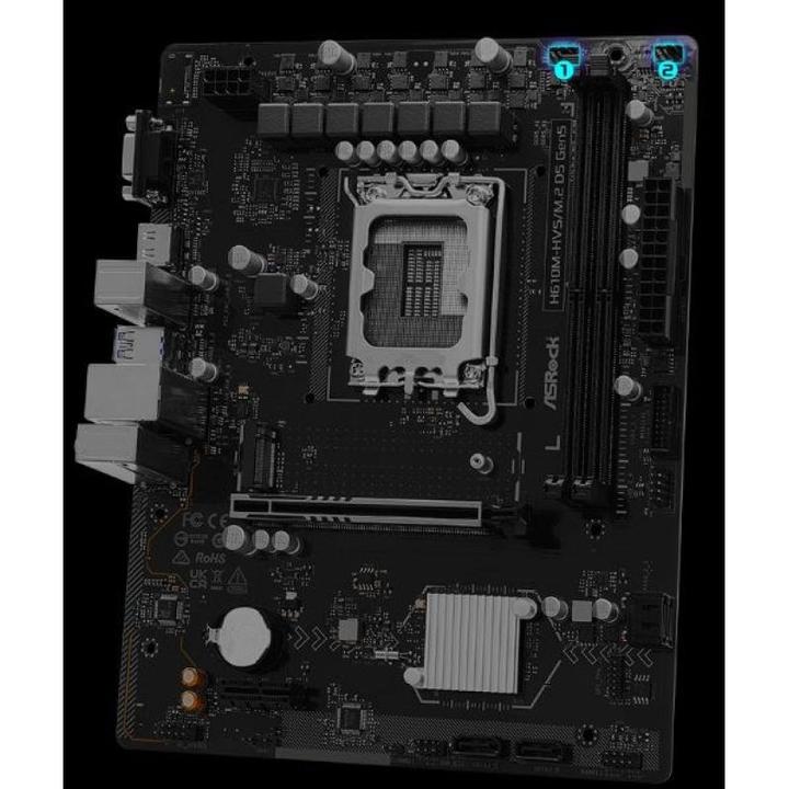 Productafbeelding AsRock MB Intel 1700 H610M-HVS/M.2 D5 GEN5 (LGA 1700, Intel H610, mATX)