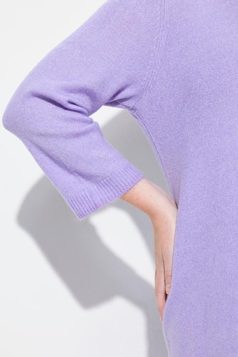 Produktbild Ulla Popken Strickkleid, A-Linie, Stehkragen, 3/4-Arm (46, 48)