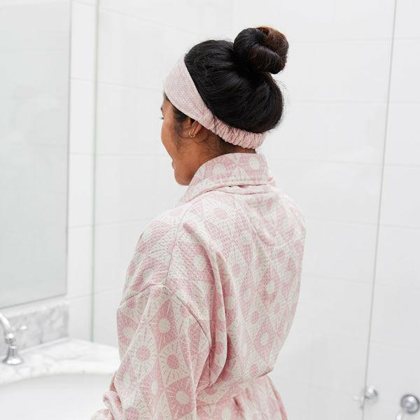 Actual product image Dock & Bay Bath Robe Waffle DIAMOND PINK (One size)