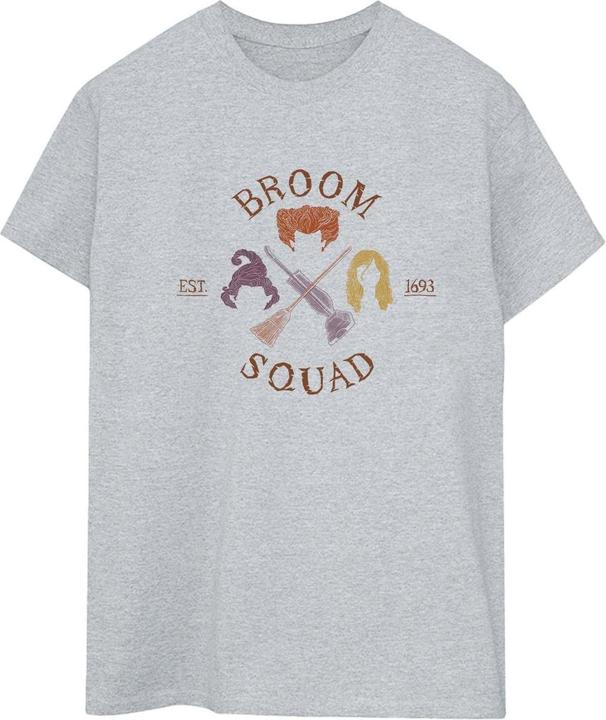 Actual product image Disney Womens/Ladies Hocus Pocus Broom Squad 93 Cotton Boyfriend T-Shirt (L)