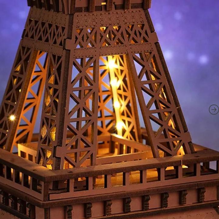 Image du produit Rolife Nuit à la Tour Eiffel - Modèle en bois