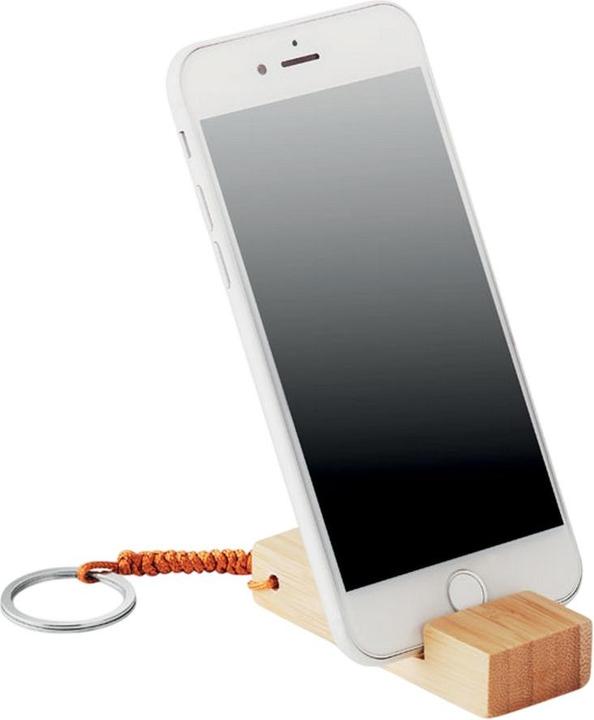 Actual product image MidOcean Trineu Bamboo Keyring Stand