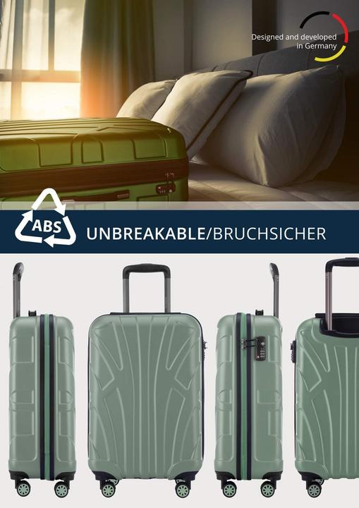Actual product image Suitline Handgepäck Hartschalen-Koffer (34 l, Hand luggage (up to 50 litres))