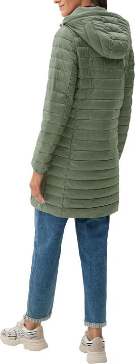 Immagine prodotto S.Oliver Outdoor-Mantel Lange Steppjacke mit abnehmbarer Kapuze