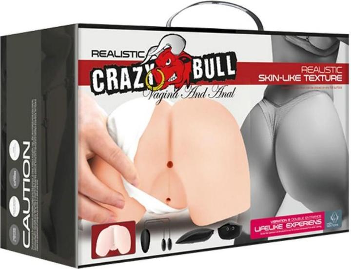 Productafbeelding Crazy Bull Realistische Anus En Vagina Met Vibratiehouding 4