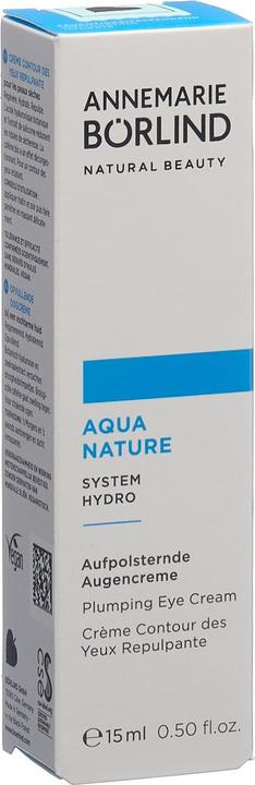 Actual product image Annemarie Börlind AQUANATURE Upholstering eye cream (Eye Care Cream, 15 ml, Day + Night)