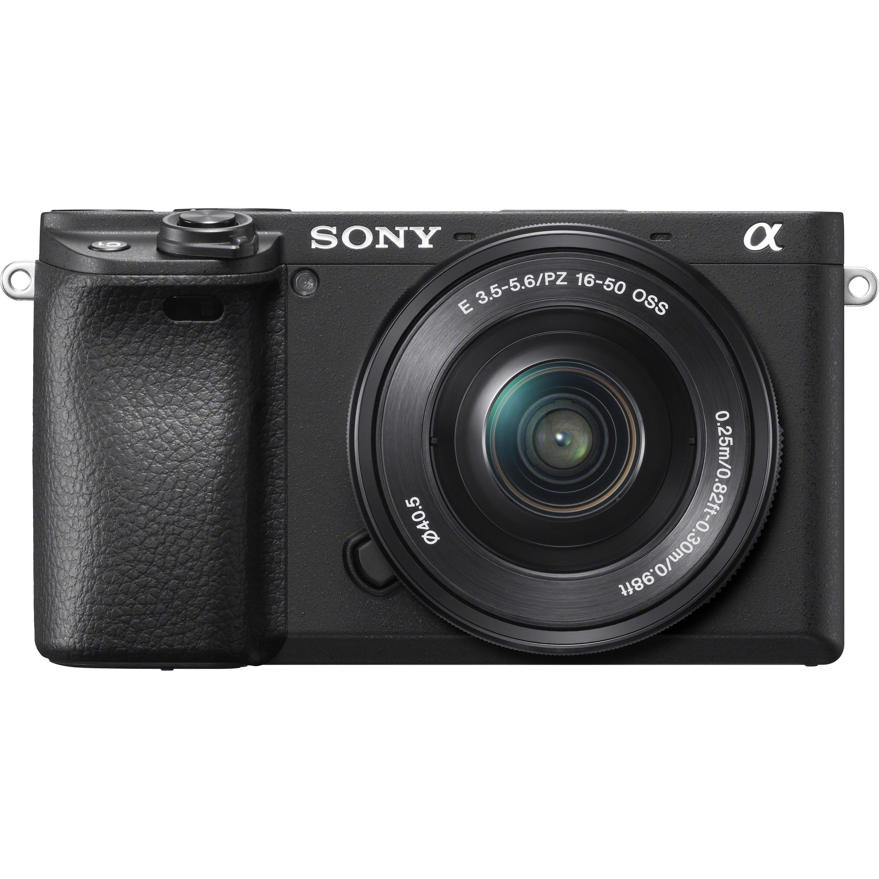 Sony Alpha 6400 Kit (16 - 50 mm, 24.20 Mpx, APS-C / DX), Kamera, Schwarz