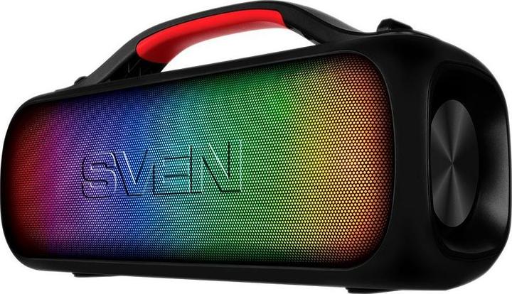 Actual product image Sven Speaker PS-360, black (, Waterproof (IPx5), TWS, Bluetooth, FM, USB, *h), SV-021740 (Battery operated)