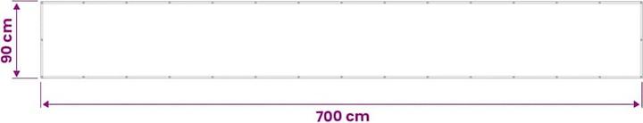 Produktbild vidaXL Balkon Sichtschutz (90 cm)