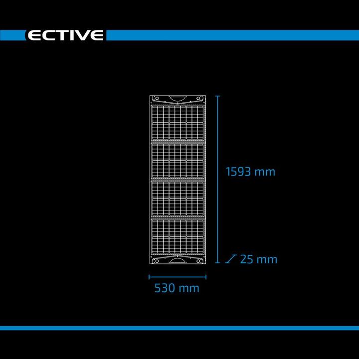 Produktbild Ective MSP 120 SunDock faltbares Solarmodul 120W Solartasche (120 W, 4.80 kg)