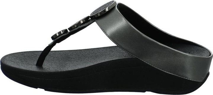 Actual product image Fitflop Halo Bead Circle Metallic Toe Post Sandals (38)