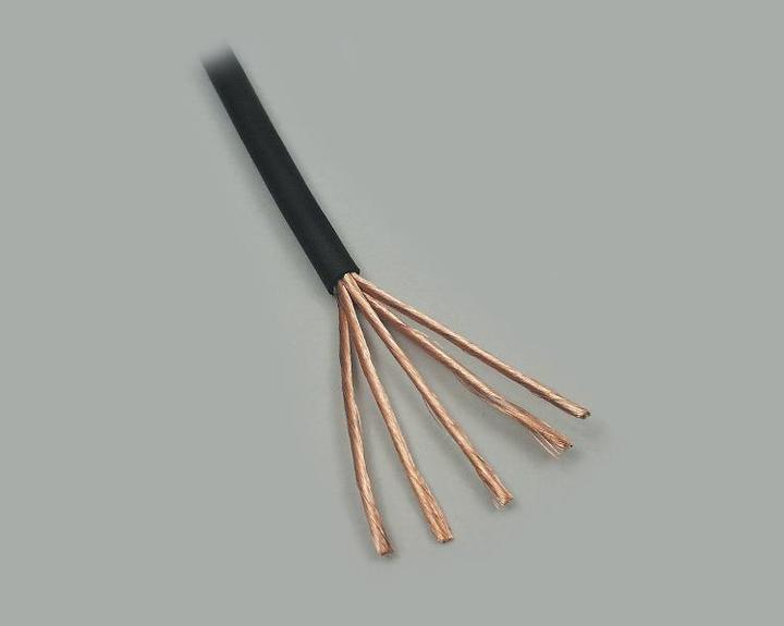 BKL Electronic 1509000 Audio cable 1 x 0.14 mm² black sold by the metre