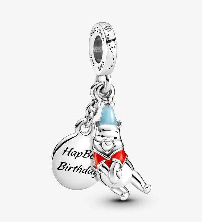 Produktbild Pandora Disney Winnie the Pooh Birthday Charm (Silber 925, Emaille)