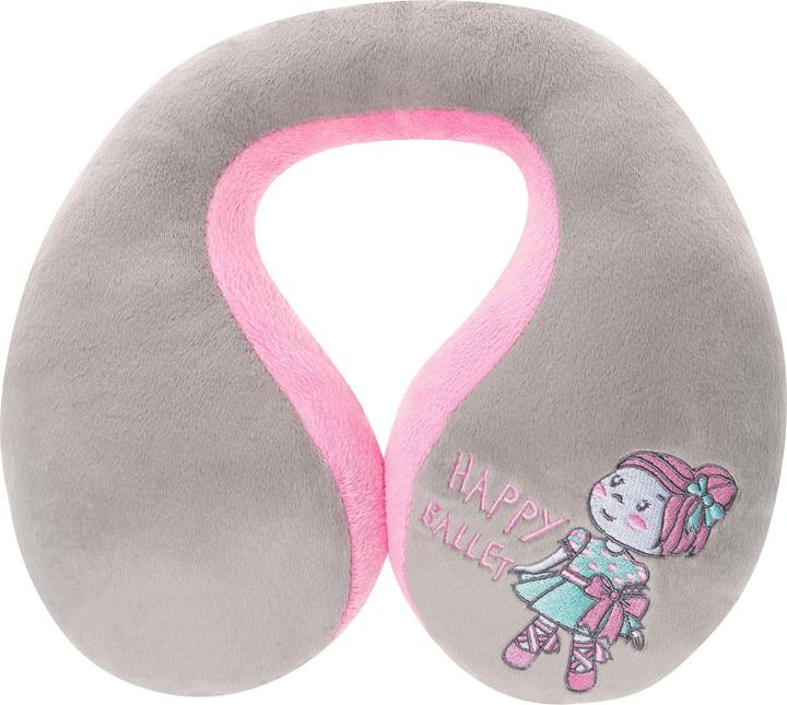 Immagine prodotto KidsExperts neck roll ballet doll, supporto per il collo dei bambini, cuscino da viaggio per auto, a forma di U