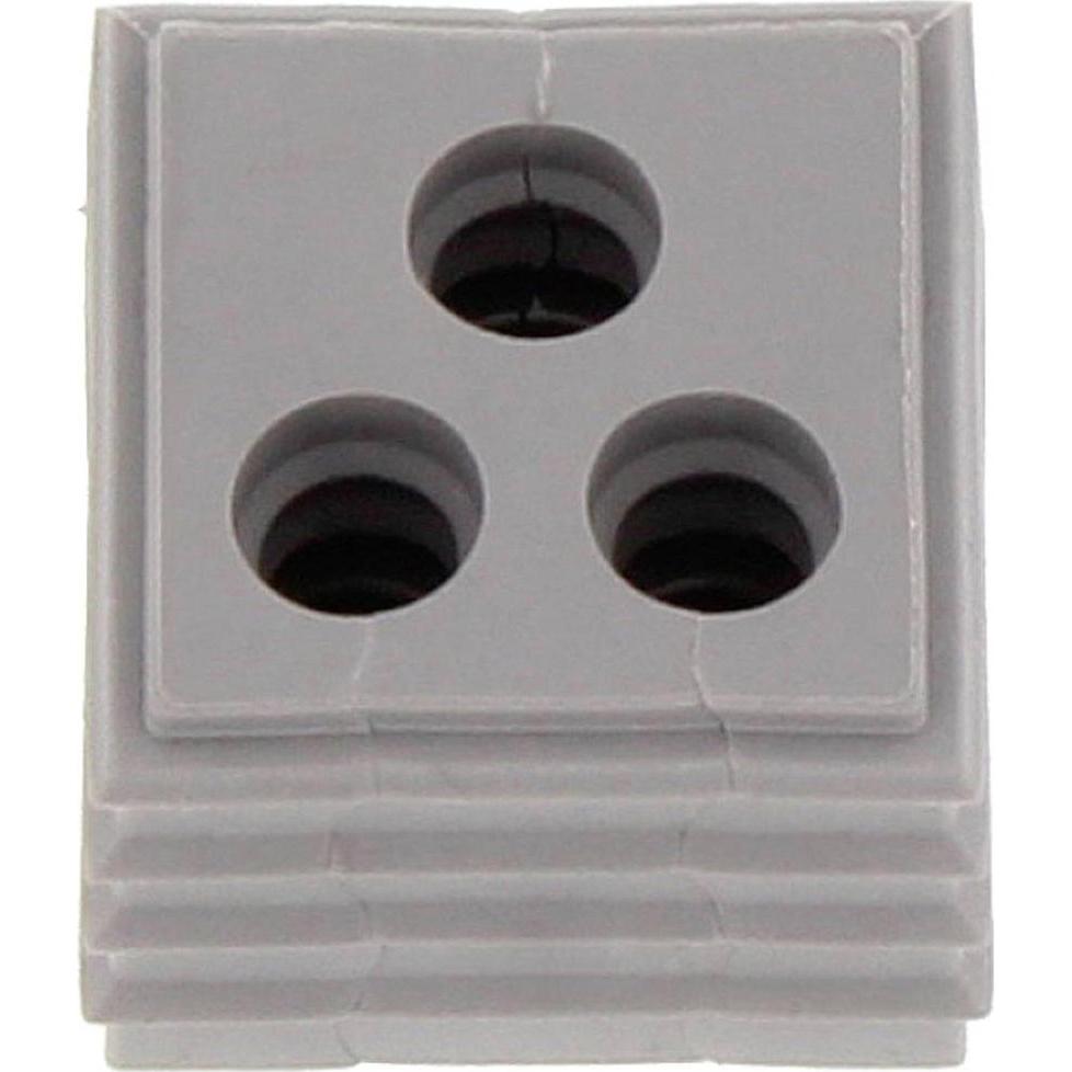 Conta-Clip, Canale passacavi, KDS-DE 3X5-6 GR Elemento di tenuta elastomero termoplastico Grigio 10 (Tubo cavi, 2.03 cm)