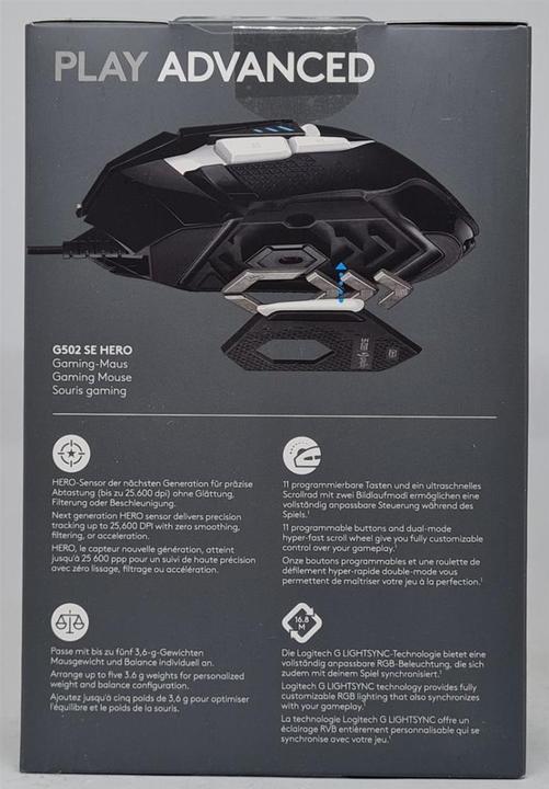 Image du produit Logitech G G502 Hero (Filaire)