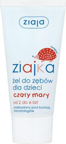 Image du produit Ziaja Ziajka Czary Mary Tooth Gel - Gel dentaire au fluor et au goût de fruit pour les enfants 50ml (50 ml)