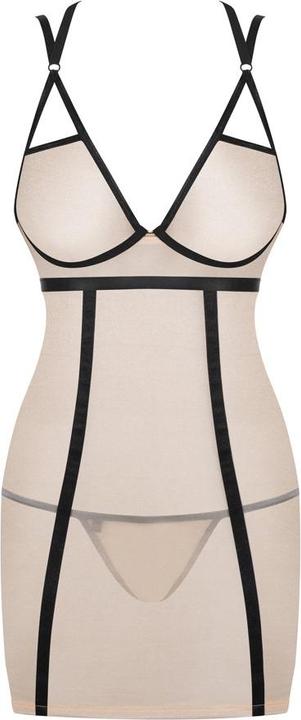 Produktbild Obsessive Nudelia noir chemise & thong L/XL (L)