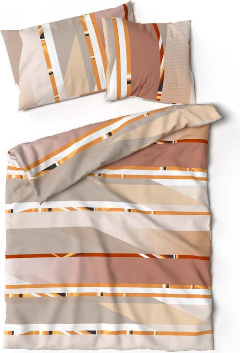 Produktbild Lotus Bettwaren Bettwäsche Jersey Anh orange (Kopfkissenbezug, 50 x 70 cm)