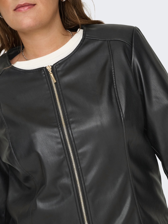 Produktbild Only Bandkragen Curve Jacke Kunstlederjacke (48)