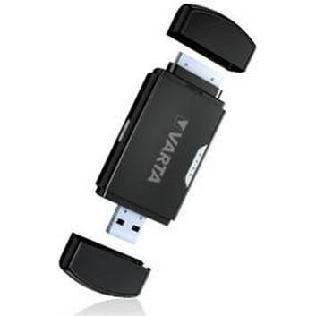 Varta PhonePower Externer Batteriensatz Li-Ion 800 mAh (800 mAh, 2.96 Wh), Powerbank, Schwarz