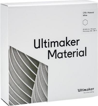 Produktbild Ultimaker Filament 1645 CPE+ chemisch be (CPE+, 2.85 mm, 700 g, Weiss)