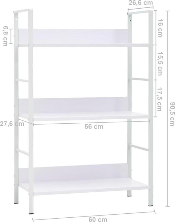 Actual product image vidaXL Regal (60 x 27,6 x 90,5 cm)