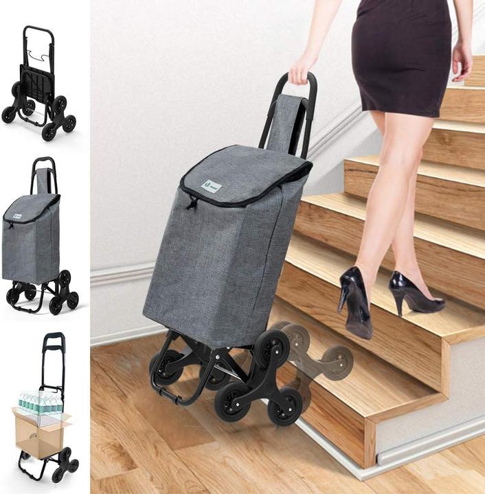 Produktbild Vounot Einkaufstrolley, Grau Oxford