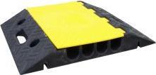 Actual product image RS PRO 500mm Black/Yellow Cable Cover in Rubber, 3 (Cable bridge, 50 cm)