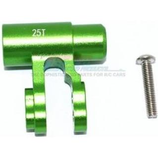 GPM aluminum standard 25t servo horn-2pc set traxxas xmaxx 8s / green