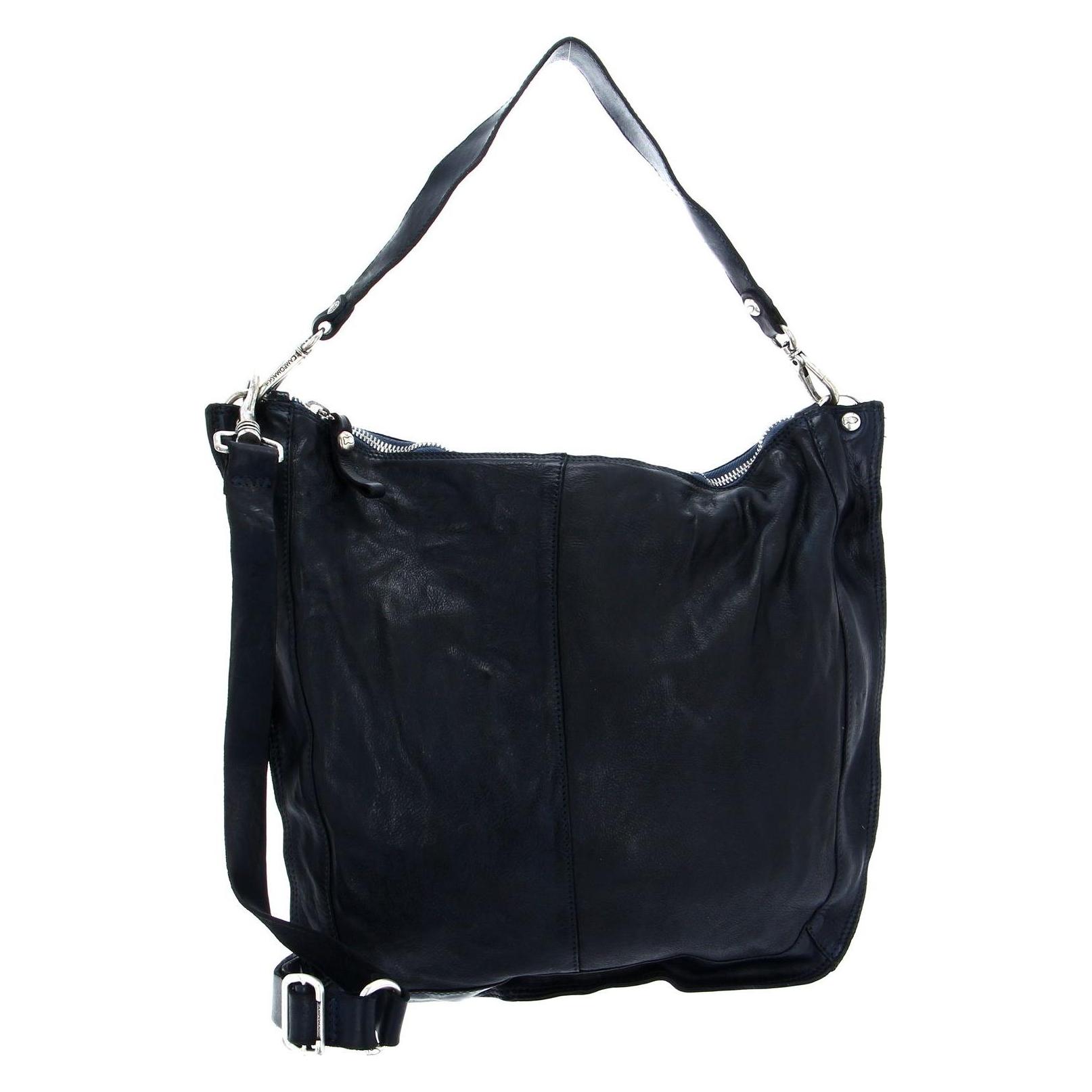 Campomaggi, Damen, Handtasche, Shoulder Bag, Blau